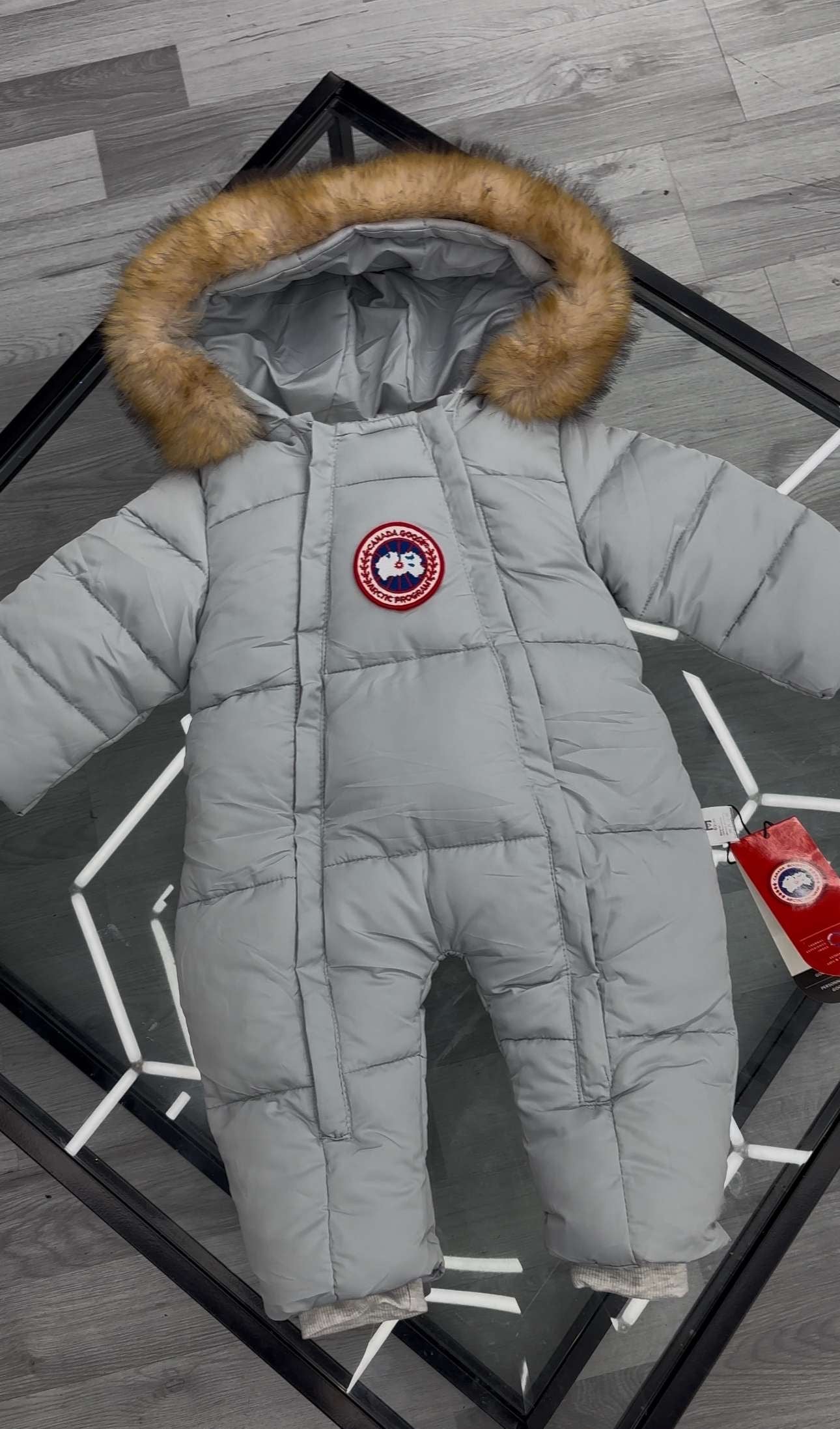 Canada Goose Grey Baby Snow Suit