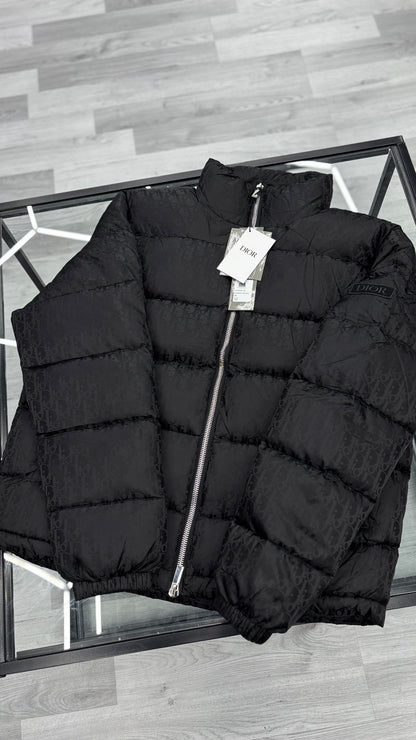Dior Oblique Puffer Jacket Black