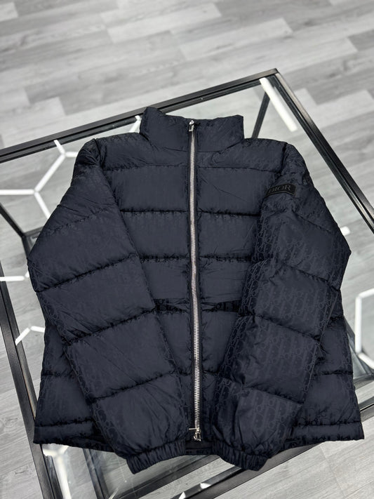 Dior Oblique Puffer Jacket Navy