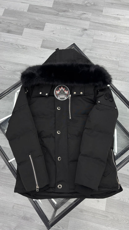 Moose Knuckles 3Q Black Fur Jacket