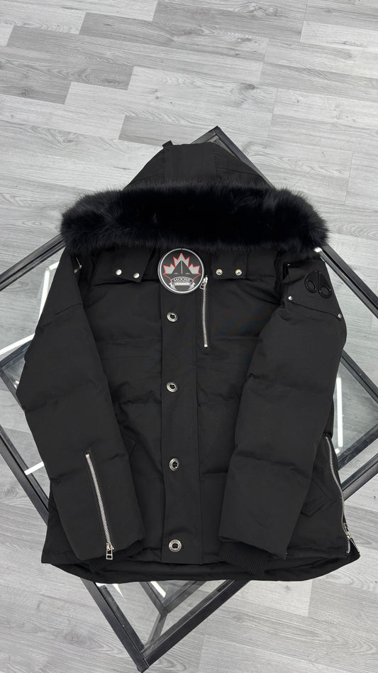 Moose Knuckles 3Q Black Fur Jacket