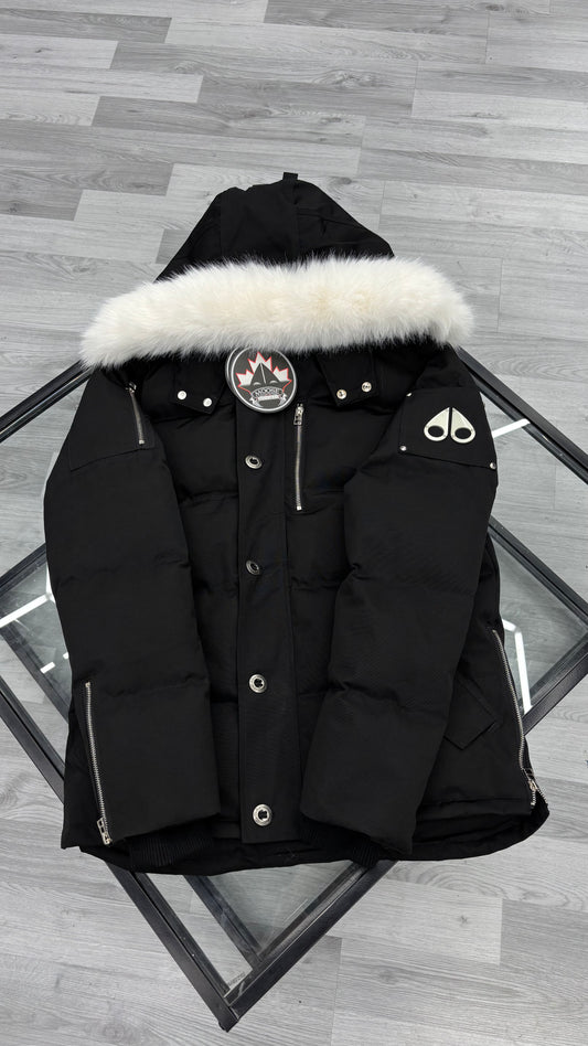 Moose Knuckles 3Q White Fur Jacket